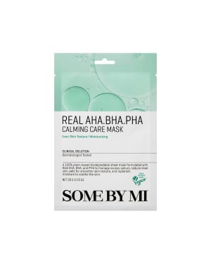 SOME BY MI - Real AHA-BHA-PHA Calming Care Mask - 1pc