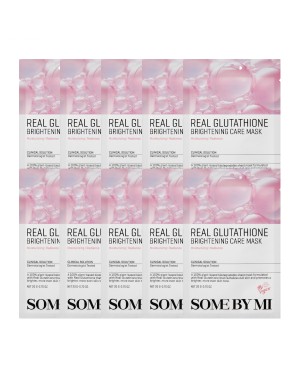 SOME BY MI - Real Glutathione Brightening Care Mask - 10pcs