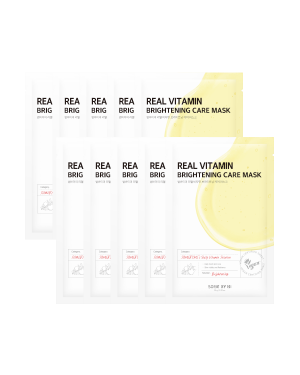 SOME BY MI - Real Vitamin Brightening Care Mask - 10pcs