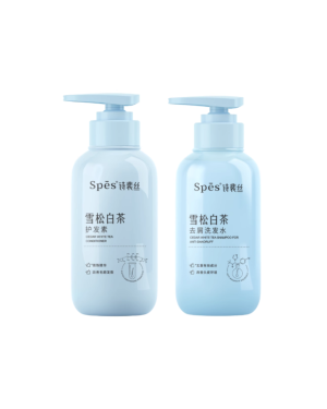 Spes - Cedar White Tea Shampoo & Conditioner For Anti-Dandruff Set - 300ml + 300ml