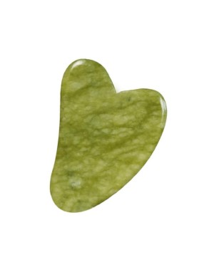 MissLady - Scraping Board Gua Sha Massage Tool (Heart-shaped) - 1pc - Grass Green