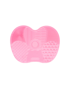 MissLady - Silicone Makeup Brush Cleaner - 1pc (15.5cm X 11.5cm) - Pink