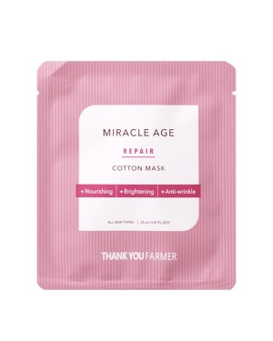 THANK YOU FARMER - Miracle Age Repair Cotton Mask - 1pc