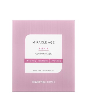 THANK YOU FARMER - Miracle Age Repair Cotton Mask - 5pc