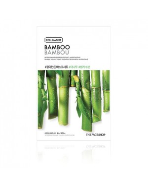 The Face Shop - Real Nature Face Mask - Bamboo - 1pc