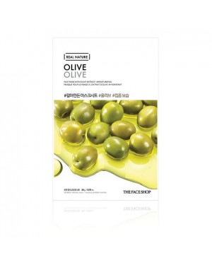 The Face Shop - Real Nature Face Mask - Olive - 1pc