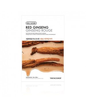 The Face Shop - Real Nature Face Mask - Red Ginseng - 1pc