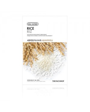 The Face Shop - Real Nature Face Mask - Rice - 1pc