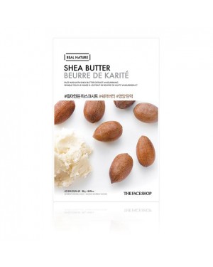 The Face Shop - Real Nature Face Mask - Shea Butter - 1pc
