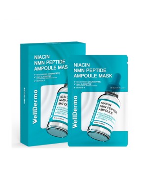 WELLDERMA - Niacin NMN Peptide Ampoule Mask - 10pcs