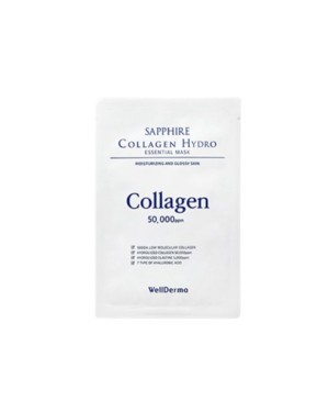 WELLDERMA - Sapphire Collagen Hydro Essential Mask - 1pc