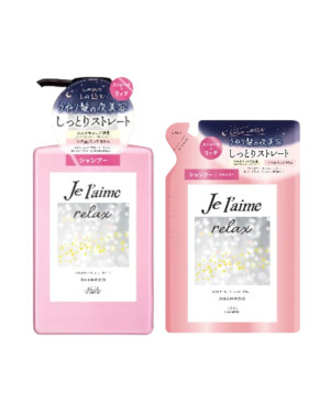 Kose - Je l'aime Relax Shampoo (Straight & Rich) & Refill Set