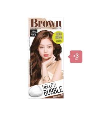 miseenscène Hello bubble - 6N Choco brown(3ea) Set