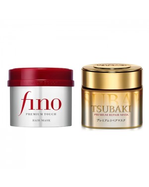Shiseido - Fino Premium Touch Hair Mask - 230g + Shiseido - Tsubaki Premium Repair Hair Mask - 180g
