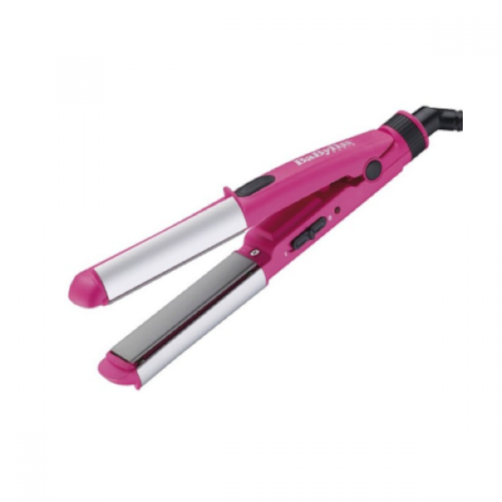 Shop Babyliss 2 in 1 Mini Straight Curling Iron MCS69PK 100 240V 1 pc Stylevana
