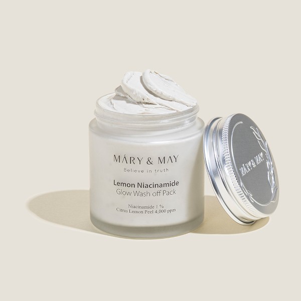 Mary&May - Lemon Niacinamide Glow Wash Off Pack - 125g
