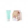 A'PIEU - Milk One Pack Sheet Mask - Coffee - 5pcs + Pure Block Aqua Sun Gel SPF50+ PA+++ (1ea) Set