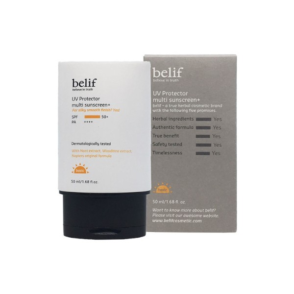 Belif - UV Protector Multi sunscreen+ SPF50+ PA++++ - 50ml
