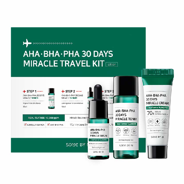 SOME BY MI - AHA-BHA-PHA 30 Days Miracle Kit de voyage - Édition