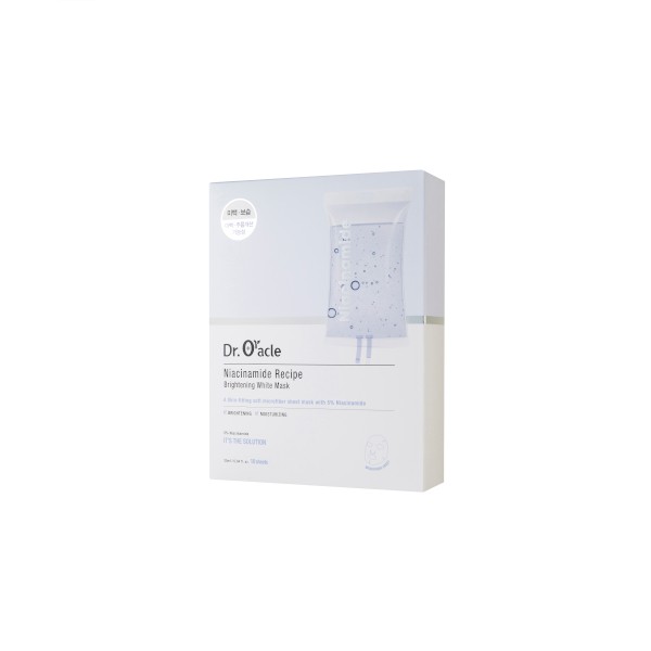 Dr. Oracle - Niacinamide Recipe Brightening White Mask - 25ml / 10sheets