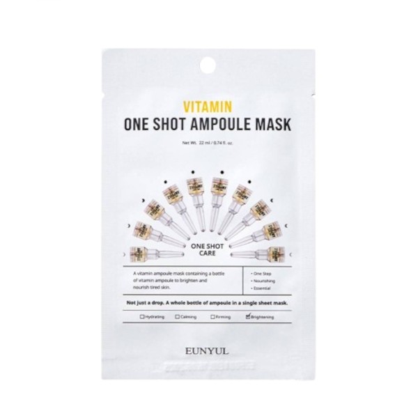 EUNYUL - Vitamin One Shot Ampoule Mask - 1pc