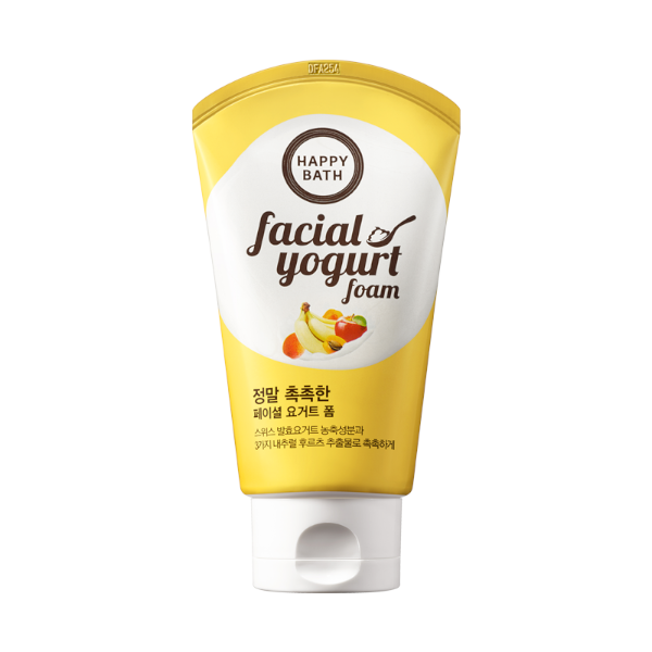 HAPPY BATH - Facial Yogurt Cleansing Foam - Moist - 120g