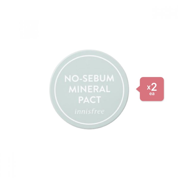 innisfree - No Sebum Mineral Pact (2ea) Set