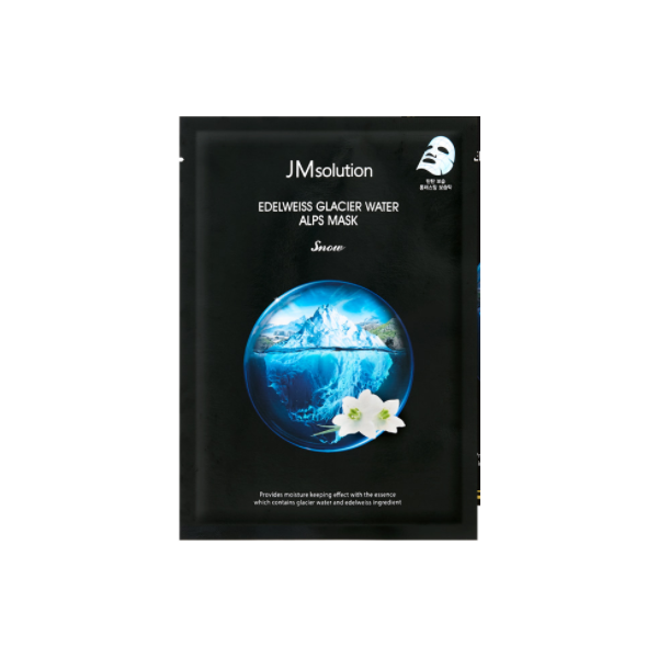 JM SOLUTION - Edelweiss Glacier Water Alps Mask Snow - 1pc