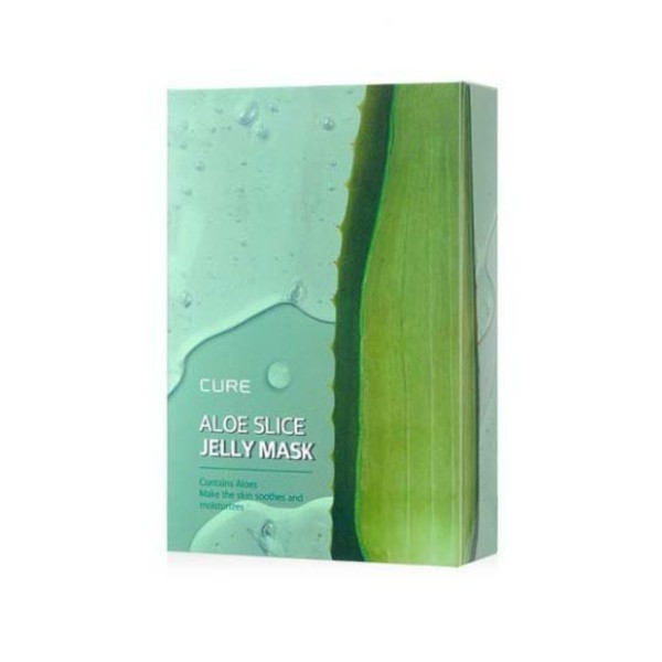 Kimjeongmoon-Aloe - Cure Aloe Slice Jelly Mask - 10pcs
