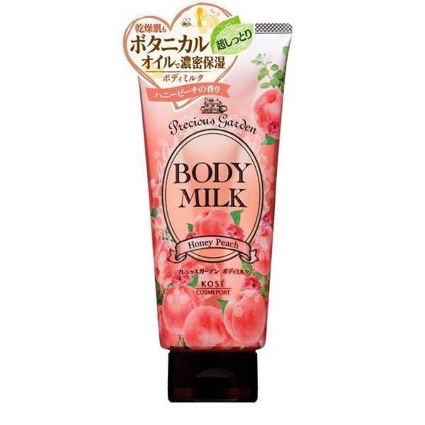 Kose - Precious Garden Body Milk - Honey Peach - 200g