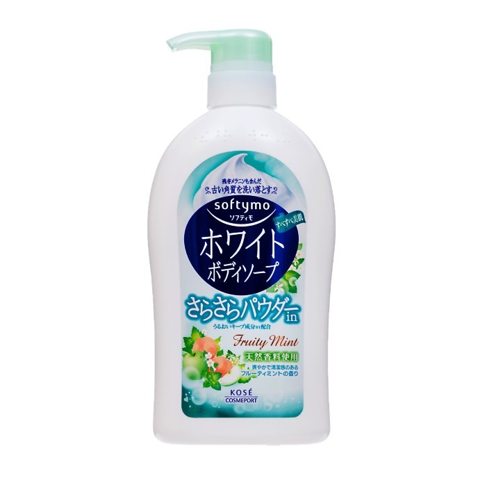 Kose - Softymo - White Body Soap Fruity Mint - 600ml