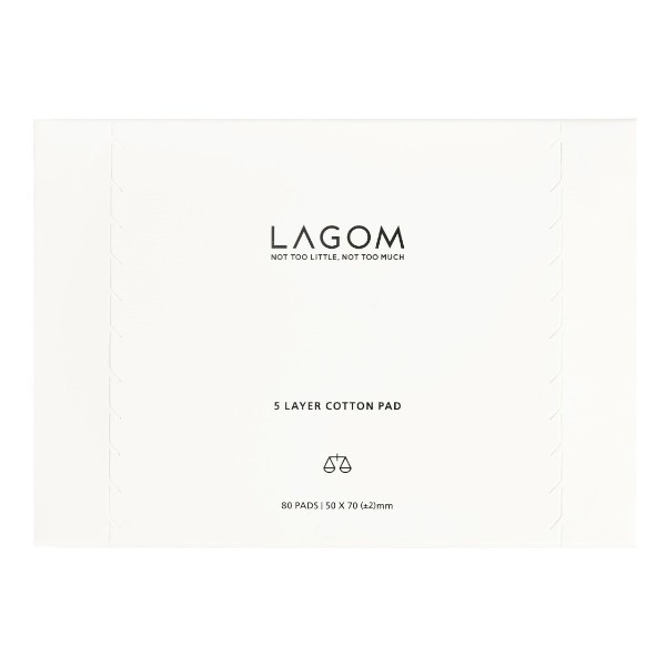 LAGOM - 5 Layer Cotton Pad - 80pcs