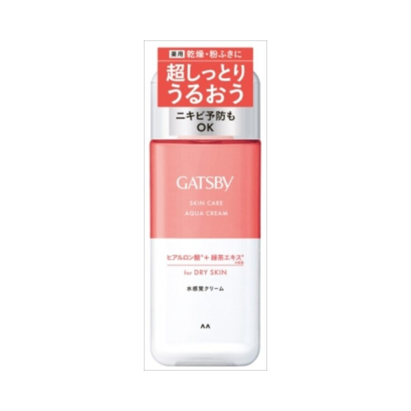 Mandom - Gatsby Skin Care Aqua Cream Medicated for Dry Skin - 200g