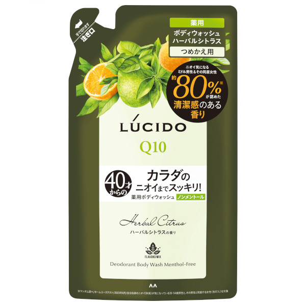 Mandom - Lucido Q10 Deodorant Body Wash Refill - 380ml