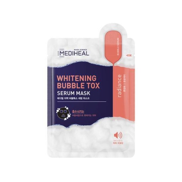 Mediheal - Whitening Bubble Tox Serum Mask - 1pc