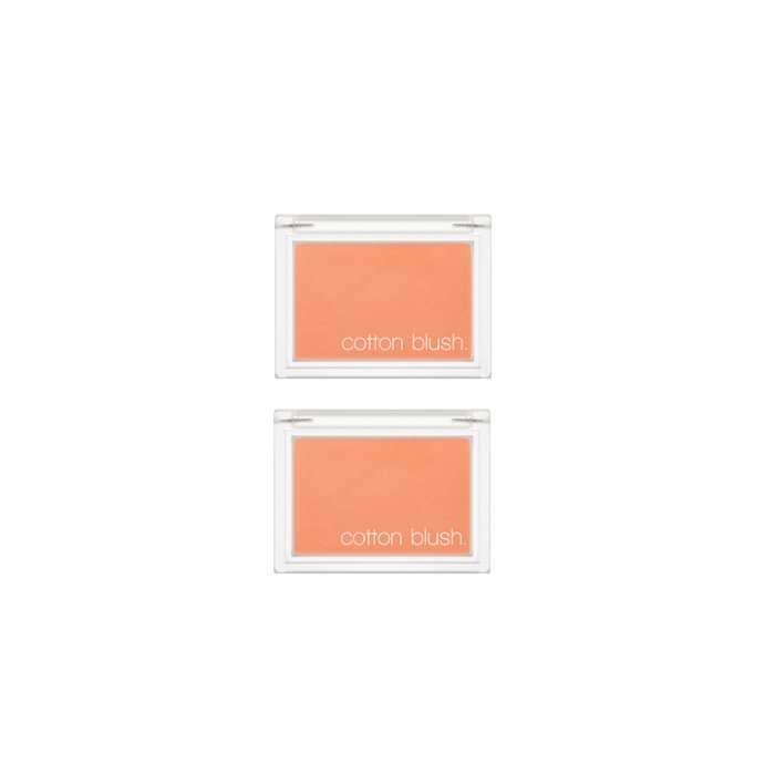 MISSHA - Cotton Blush - No.Carrot Butter Cream (2ea) Set