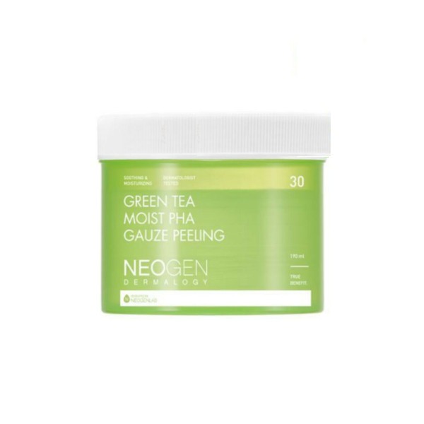 NEOGEN Dermalogy - Green Tea Moist PHA Gauze Peeling - 190ml / 30ea