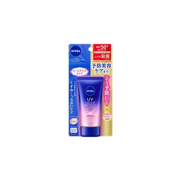NIVEA Japan - UV Deep Protect & Care Tone Up Essence SPF50+ PA++++ - 50g