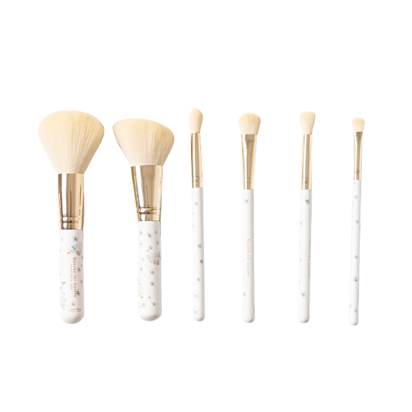 NUSVAN - Makeup Brush Set (Limited Edition) - Mint - 6pcs