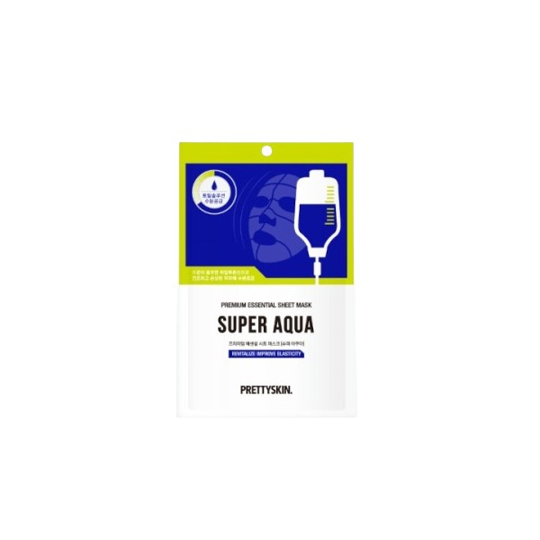 Pretty Skin - Premium Essential Sheet Mask Super Aqua - 10pcs
