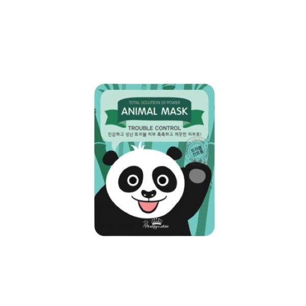 Pretty Skin - Total Solution Animal Panda Trouble Control Mask - 10pcs