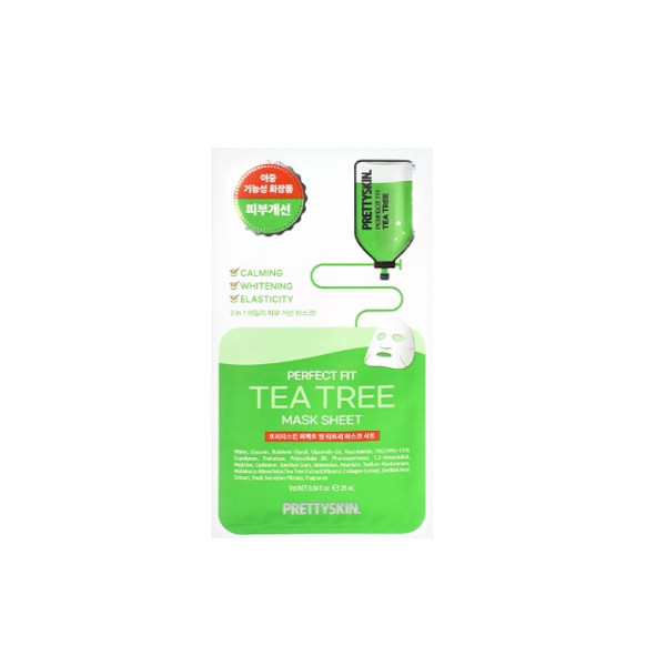 PRETTYSKIN - Perfect Fit Tea Tree Mask Sheet - 1pc