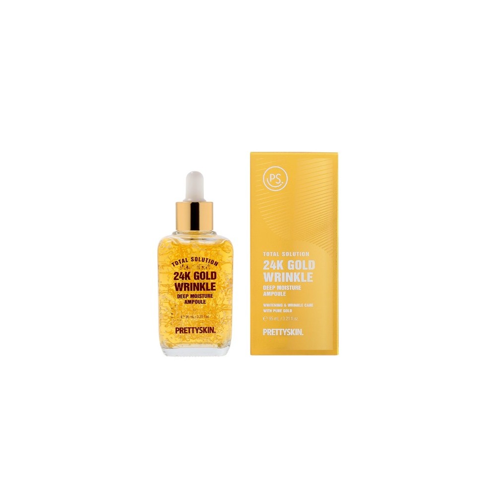 PRETTYSKIN - Total Solution 24K Gold Wrinkle Deep Moisture Ampoule - 100ml