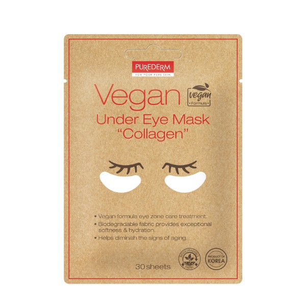 PUREDERM - Vegan Under Eye Mask - 30sheets/pouch