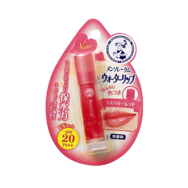 [Deal] Rohto Mentholatum  - Water Lip Colour Balm SPF 20 PA++ - 1pc - Raspberry Red