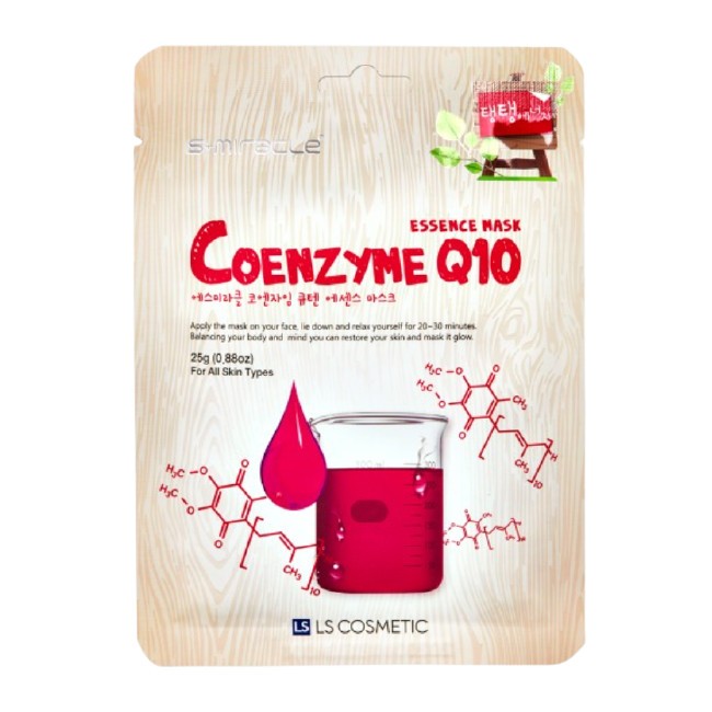 S+Miracle - Coenzyme Q10 Essence Mask - 1pc