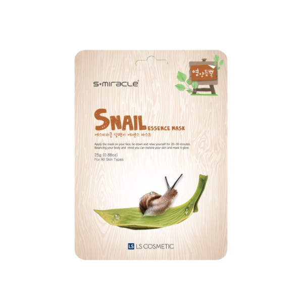 S+Miracle - Snail Essence Mask - 1pc