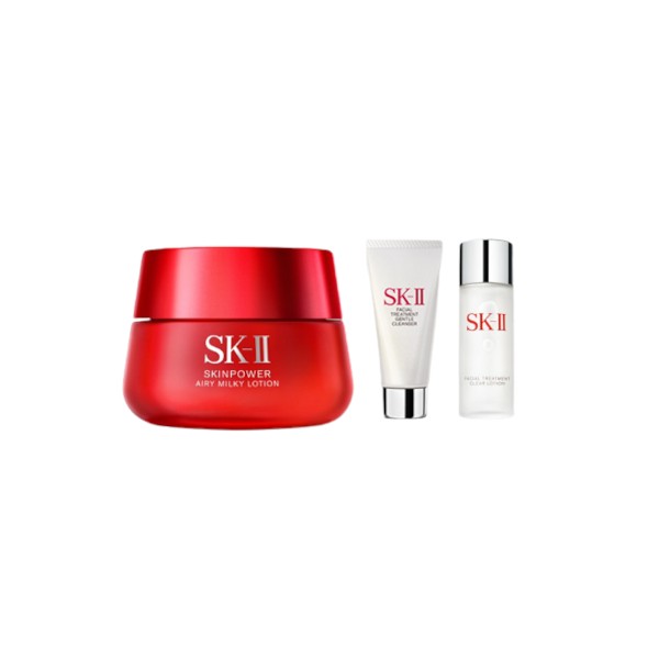SK-II - Skin Power Airy Cream Trial Kit - 1Set(50g+20g+30ml)