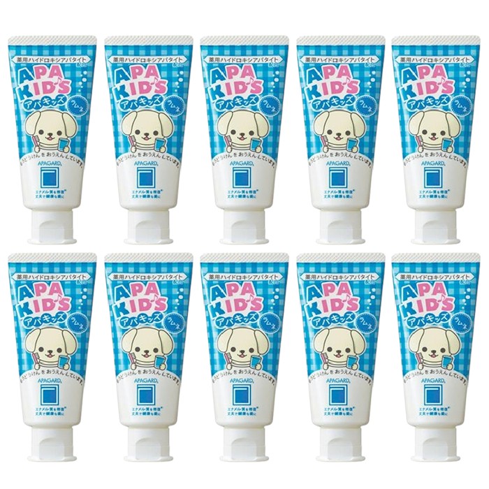 APAGARD - Apa-Kids Toothpaste - 60g (10ea) Set