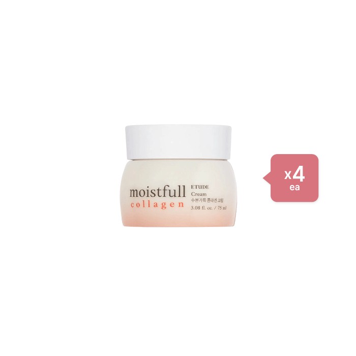 Etude Moistfull Collagen Cream - 75ml (New Version) (4ea) Set